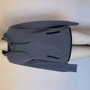 Lightweight knit workout hoodie
